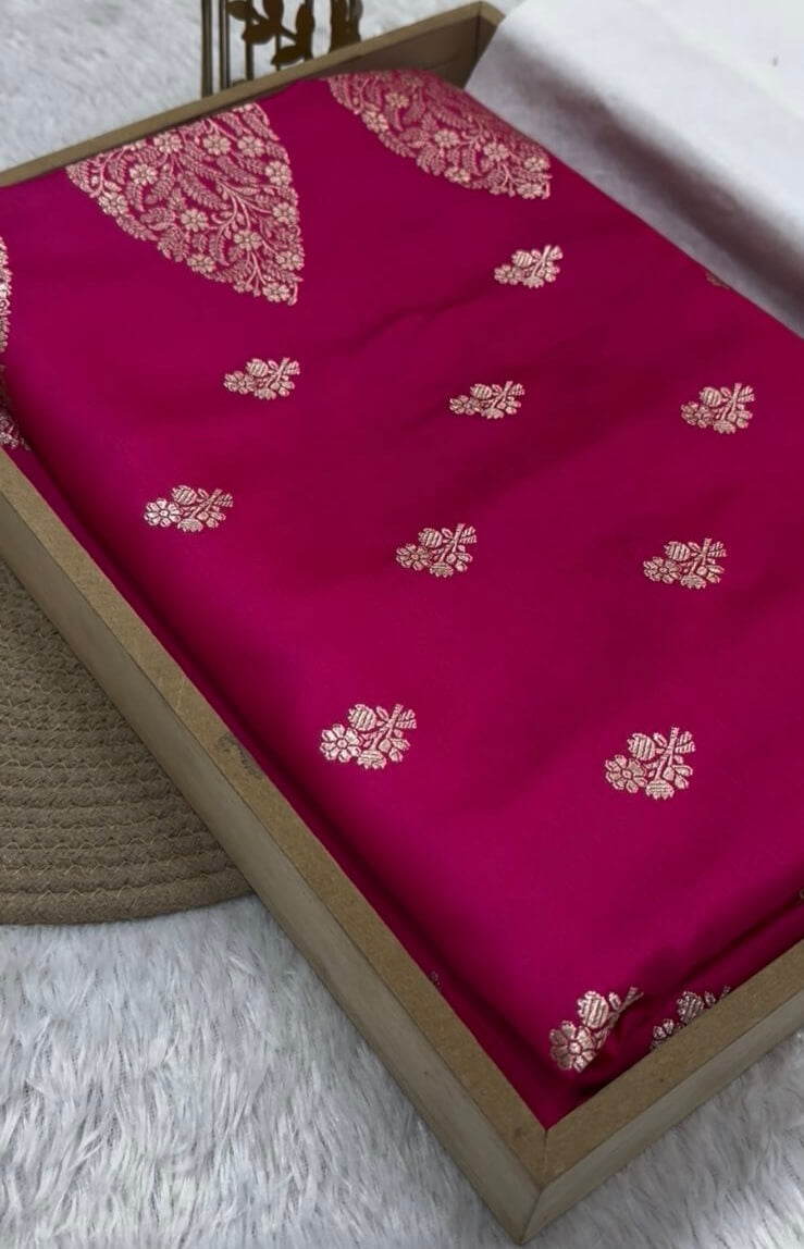 Rani Banarasi Mashru Silk Saree